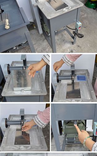 10寸铝面板加厚型水切机石头切割机开料机玉石翡翠玛瑙台式切石机